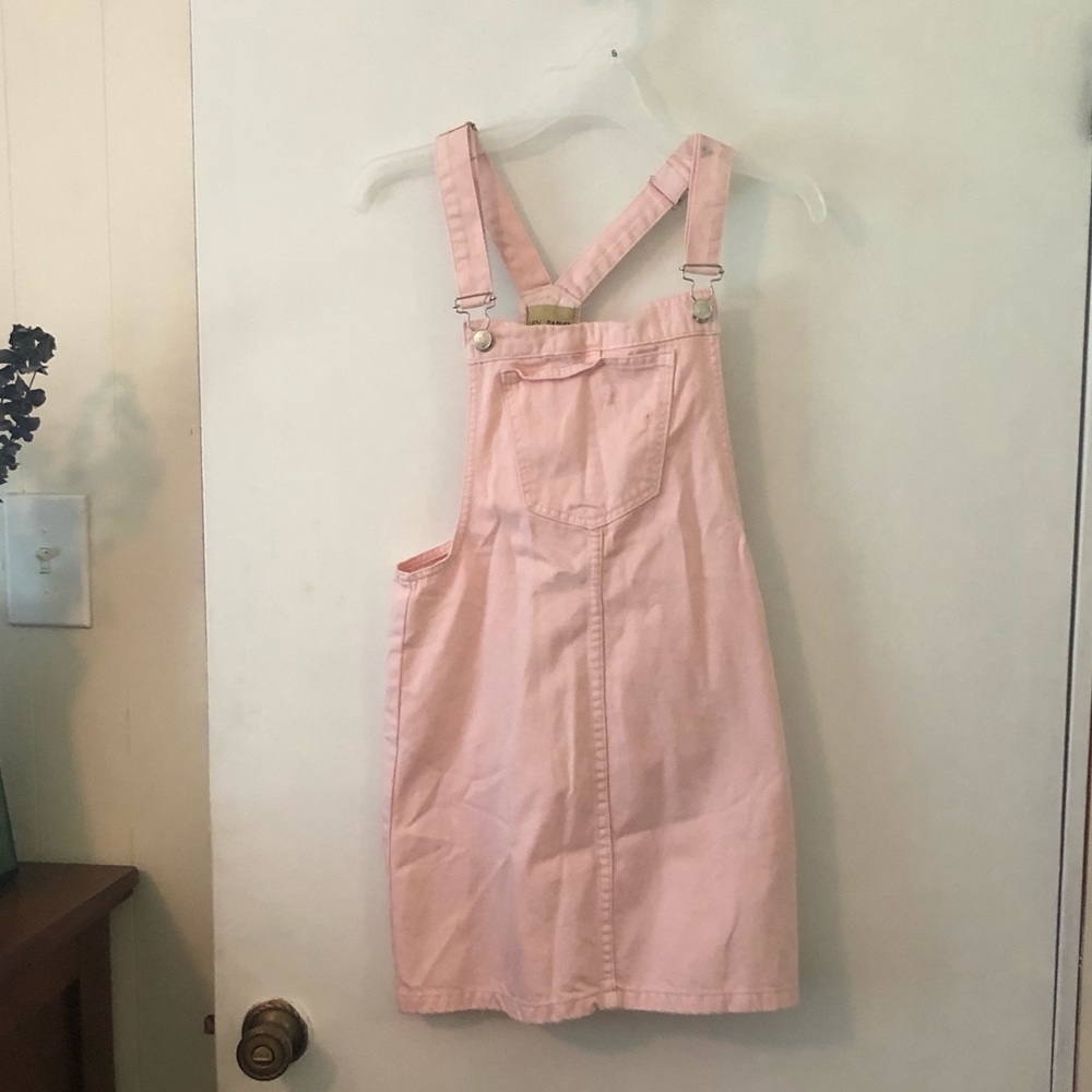 Pink Women's Overall Dress